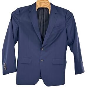 Bonobos Navy Blue 44R Vitale Barberis Canonico Wool Cashmere 2 Button Blazer